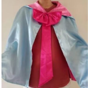 NEW hooded satin princess fairy godmother cape
